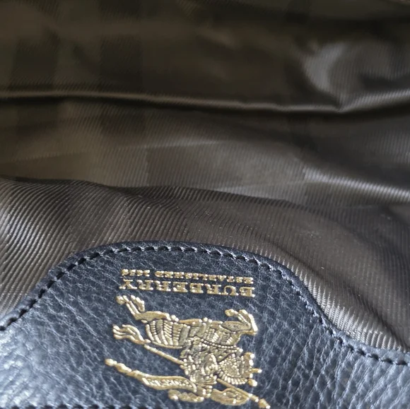 Burberry House Cjeck Quilted Large Manor Tote Bag Black - Picture 12 of 17